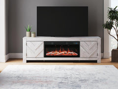 Cayboni 71" TV Stand with Electric Fireplace