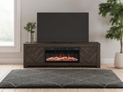 J&M Furniture - Ashley Furniture - Cayboni 71" TV Stand with Electric Fireplace - 71" TV Stand with Electric Fireplace - W3789W1