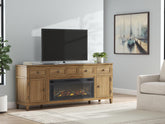 J&M Furniture - Ashley Furniture - Sharlance 81" TV Stand with Electric Fireplace - 81" TV Stand with Electric Fireplace - W655W1