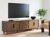 J&M Furniture - Ashley Furniture - Roanhowe 85" TV Stand - 85" - W769-68
