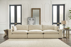 J&M Furniture - Ashley Furniture - Elyza 3-Piece Sectional Sofa - RAF 3-Piece Sectional Sofa / Linen - 10006S2