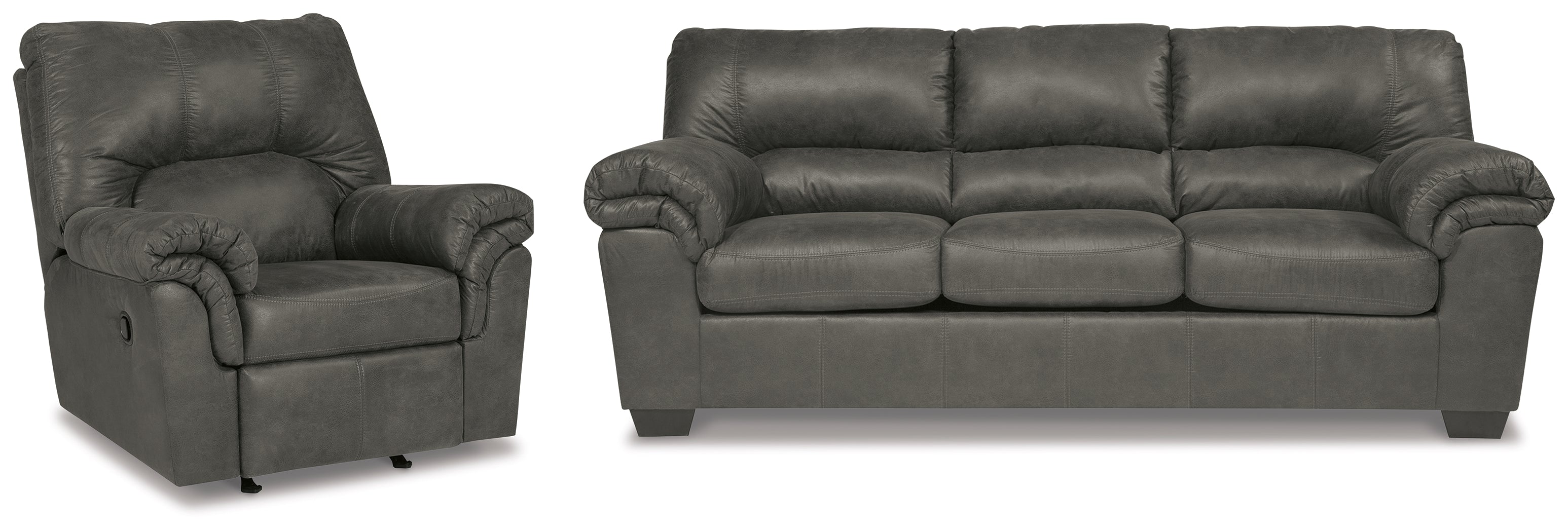 J&M Furniture - Ashley Furniture - Bladen Sofa and Recliner - Sofa and Recliner - 12021U4