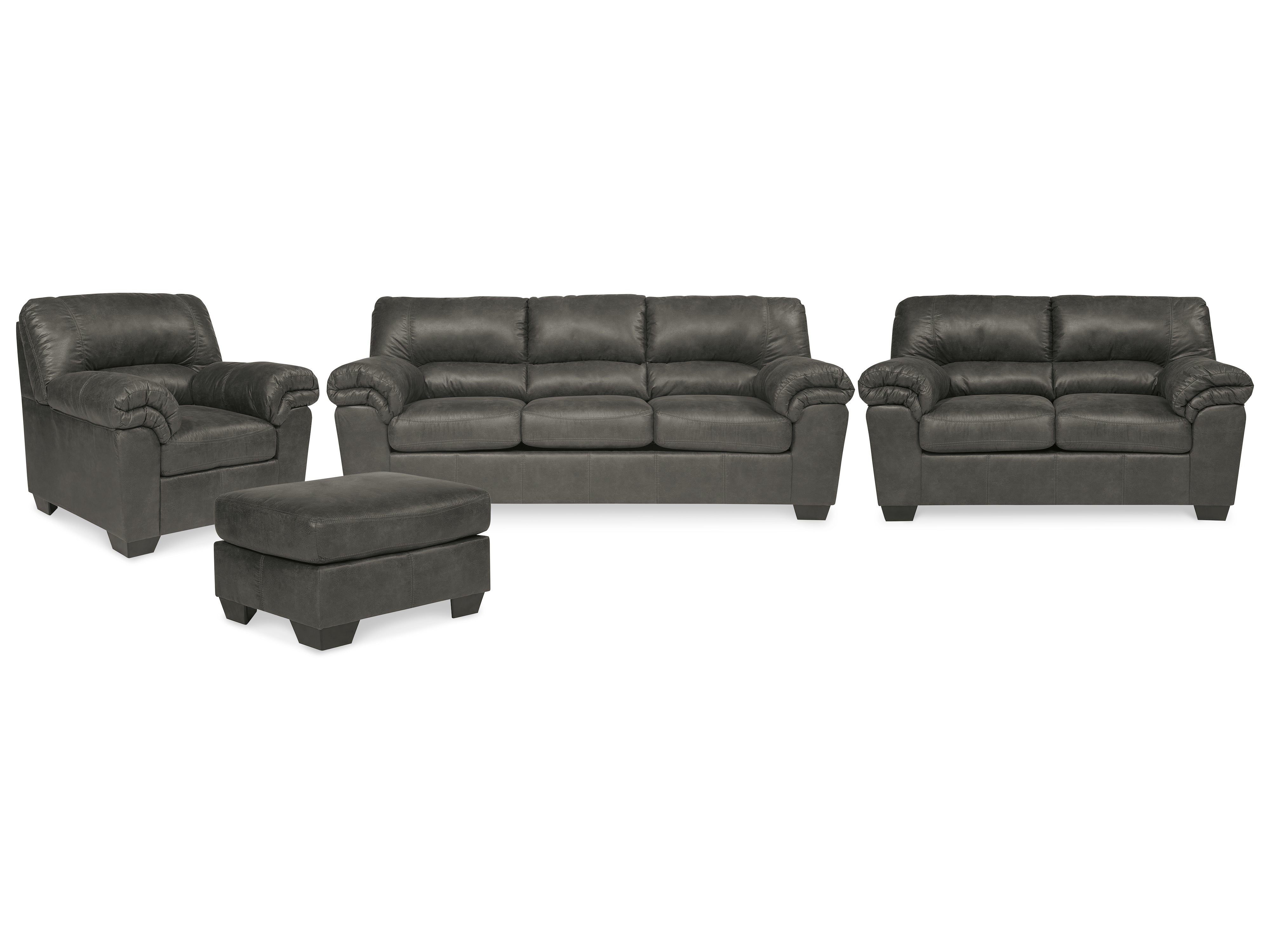 J&M Furniture - Ashley Furniture - Bladen Sofa, Loveseat, Chair and Ottoman - Sofa, Loveseat, Chair and Ottoman - 12021U5