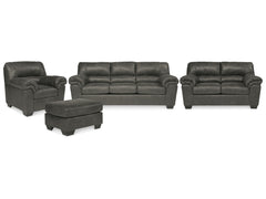 J&M Furniture - Ashley Furniture - Bladen Sofa, Loveseat, Chair and Ottoman - Sofa, Loveseat, Chair and Ottoman - 12021U5
