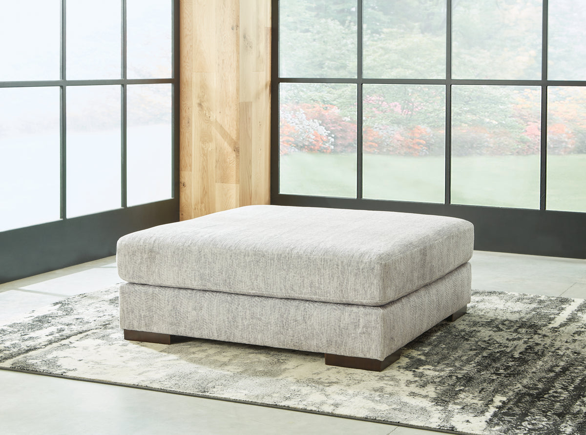 J&M Furniture - Ashley Furniture - Regent Park Oversized Accent Ottoman - Oversized Accent Ottoman / Pewter - 1440408