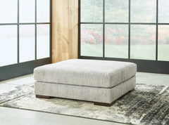 J&M Furniture - Ashley Furniture - Regent Park Oversized Accent Ottoman - Oversized Accent Ottoman / Pewter - 1440408