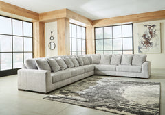 J&M Furniture - Ashley Furniture - Regent Park 6-Piece Sectional - RAF 6-Piece Sectional / Pewter - 14404S7
