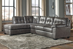 J&M Furniture - Ashley Furniture - Fallston 2-Piece Sectional with Chaise - RAF 2-Piece Sectional with Chaise / Slate - 17221S1