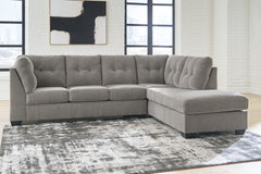 J&M Furniture - Ashley Furniture - Lanelly 2-Piece Sectional with Chaise - LAF 2-Piece Sectional with Chaise / Alloy - 17504S1