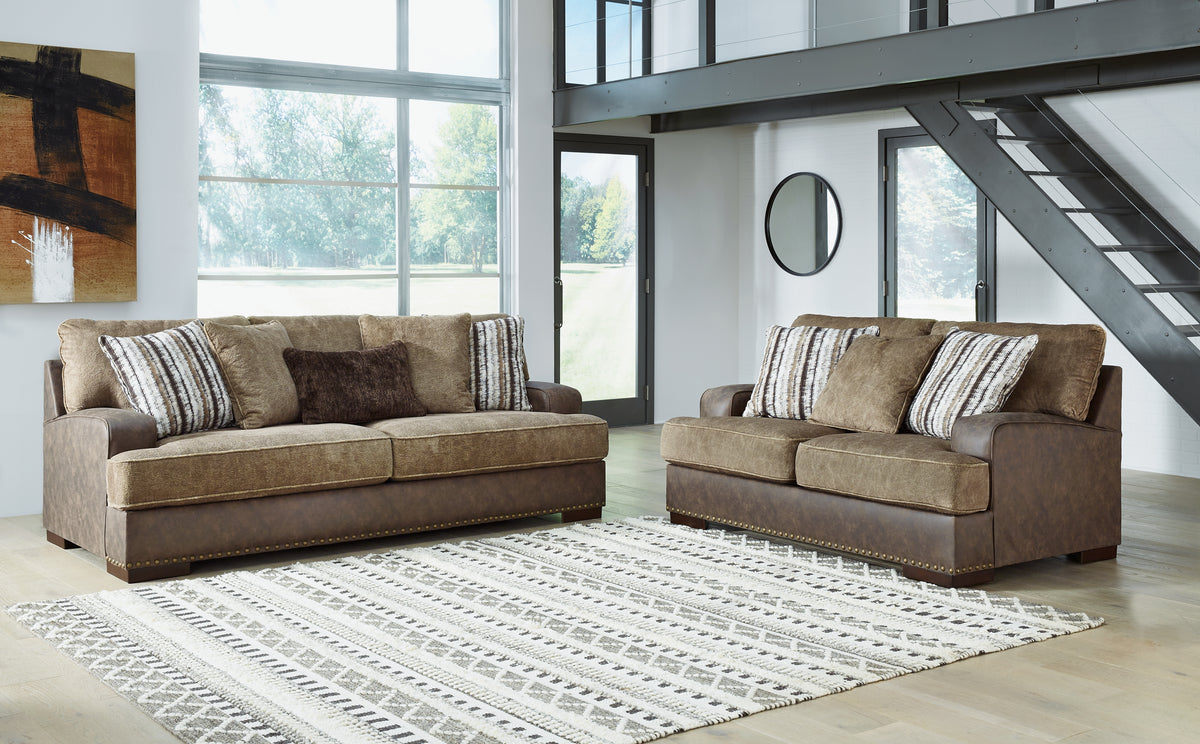 J&M Furniture - Ashley Furniture - Alesbury Sofa and Loveseat - Sofa and Loveseat - 18704U1