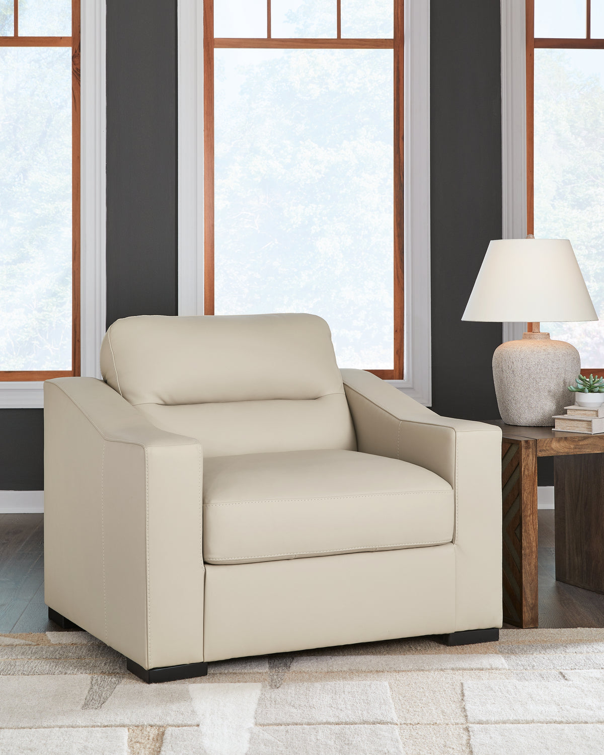 J&M Furniture - Ashley Furniture - Treasure Trove Oversized Chair - Chair and a Half / Almond - 1930423