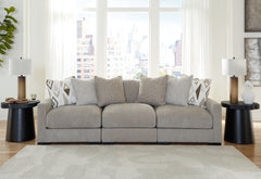 J&M Furniture - Ashley Furniture - Aslan Court 3-Piece Sofa Sectional - RAF 3-Piece Sofa Sectional / Pebble - 20305S2