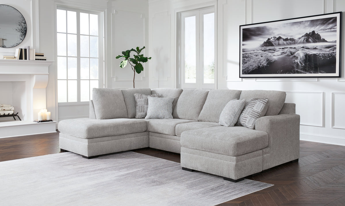 J&M Furniture - Ashley Furniture - Gabyleigh 2-Piece Sectional with Chaise - LAF 2-Piece Sectional with Chaise / Nickel - 20904S1