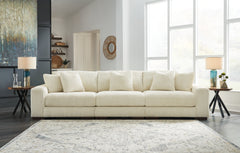 J&M Furniture - Ashley Furniture - Lindyn 3-Piece Sectional Sofa - RAF 3-Piece Sectional Sofa / Fog - 21105S14