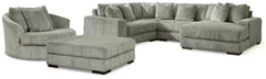 J&M Furniture - Ashley Furniture - Lindyn 4-Piece Sectional, Chair and Ottoman - 4-Piece Sectional, Chair and Ottoman - 21105U11
