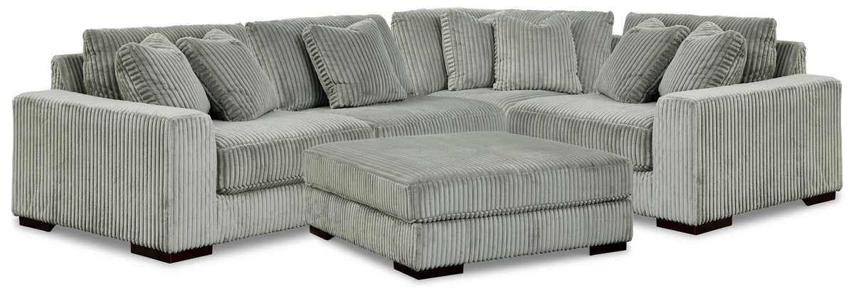 J&M Furniture - Ashley Furniture - Lindyn 4-Piece Sectional and Ottoman - 4-Piece Sectional and Ottoman - 21105U7