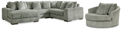 J&M Furniture - Ashley Furniture - Lindyn 4-Piece Sectionals with Chair - 4-Piece Sectionals with Chair - 21105U4