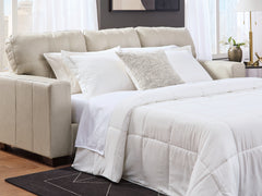 J&M Furniture - Ashley Furniture - Santorine Queen Sofa Sleeper - Queen Sofa Sleeper / Bone - 2170839