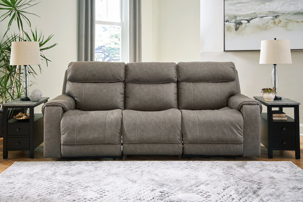 J&M Furniture - Ashley Furniture - Starbot 3-Piece Power Reclining Sectional Sofa - 3-Piece Power Reclining Sectional Sofa / Fossil - 23501S3