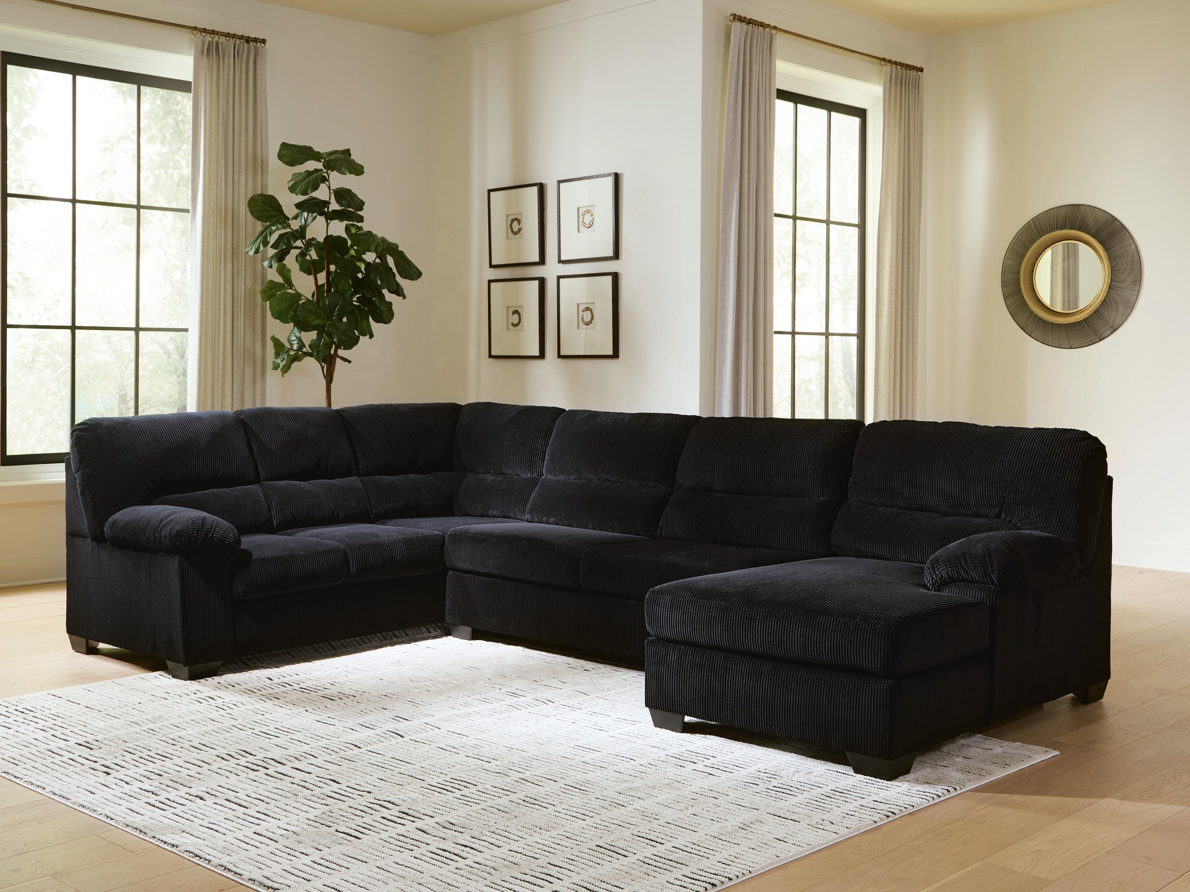 J&M Furniture - Ashley Furniture - SimpleJoy 3-Piece Sectional with Chaise - LAF 3-Piece Sectional with Chaise - 24204S2