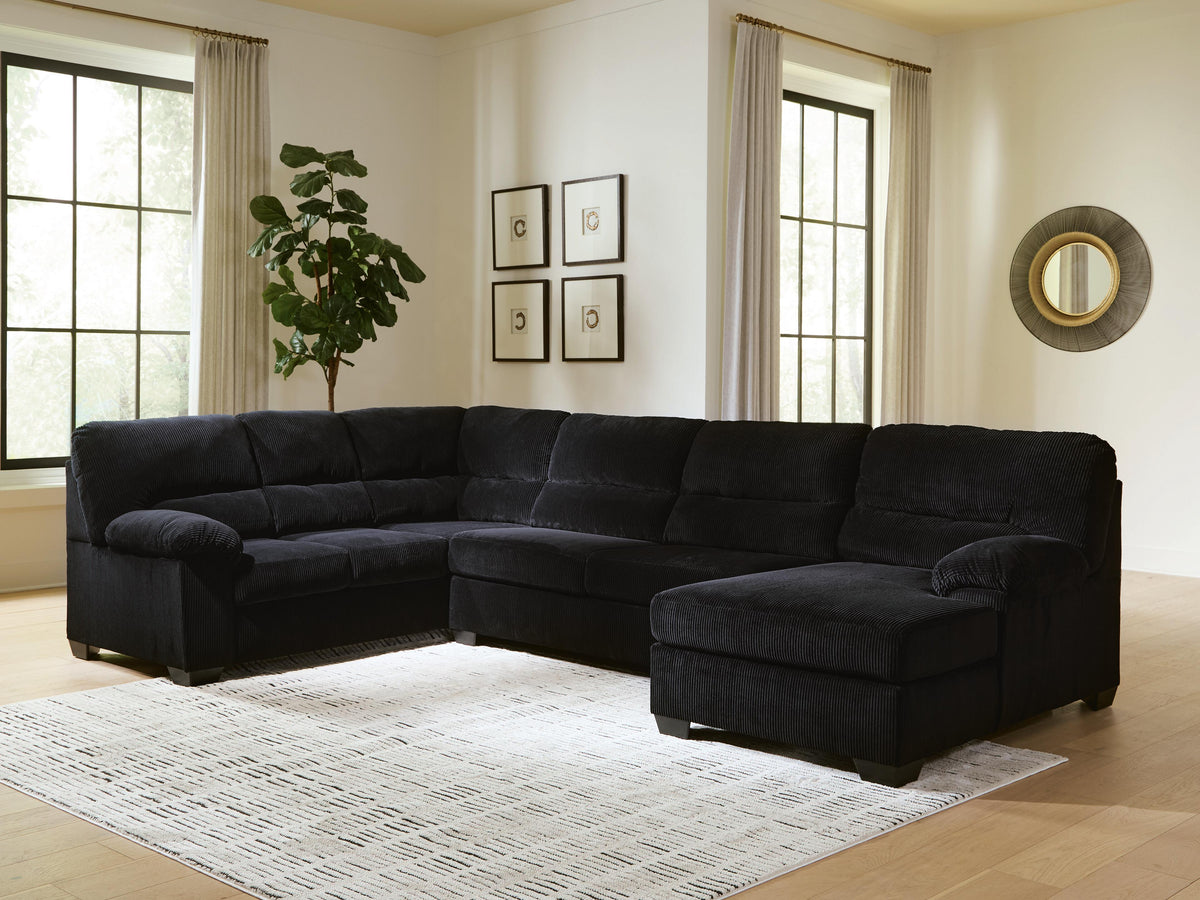 J&M Furniture - Ashley Furniture - SimpleJoy 3-Piece Sectional with Chaise - LAF 3-Piece Sectional with Chaise - 24204S2
