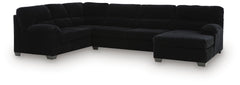 SimpleJoy 3-Piece Sectional with Chaise