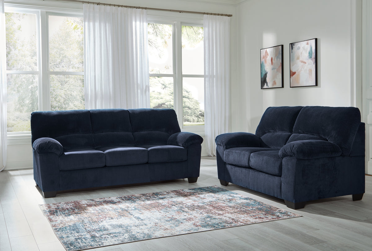 J&M Furniture - Ashley Furniture - SimpleJoy Sofa and Loveseat - Sofa and Loveseat - 24205U1