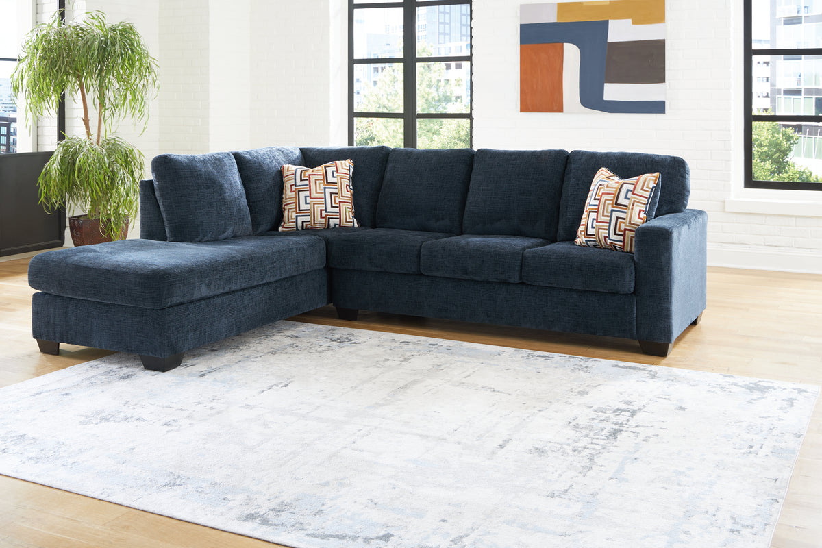 J&M Furniture - Ashley Furniture - Aviemore 2-Piece Sectional with Chaise - RAF 2-Piece Sectional with Chaise / Stone - 24305S1