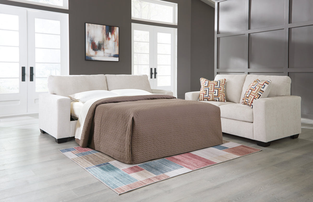 J&M Furniture - Ashley Furniture - Aviemore Queen Sofa Sleeper - Queen Sofa Sleeper / Ink - 2430339