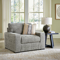 J&M Furniture - Ashley Furniture - Dunmor Oversized Chair - Chair and a Half / Graphite - 2490423