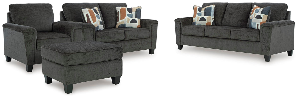 J&M Furniture - Ashley Furniture - Erinslane Sofa, Loveseat, Chair and Ottoman - Sofa, Loveseat, Chair and Ottoman - 25206U3