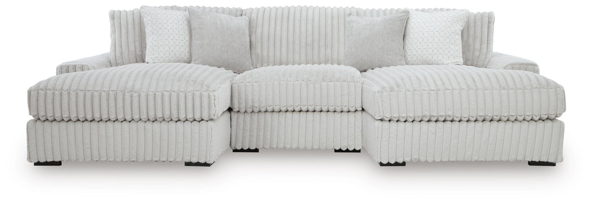 J&M Furniture - Ashley Furniture - Stupendous 3-Piece Sectional with Double Chaise - RAF 3-Piece Sectional with Double Chaise - 25903S4
