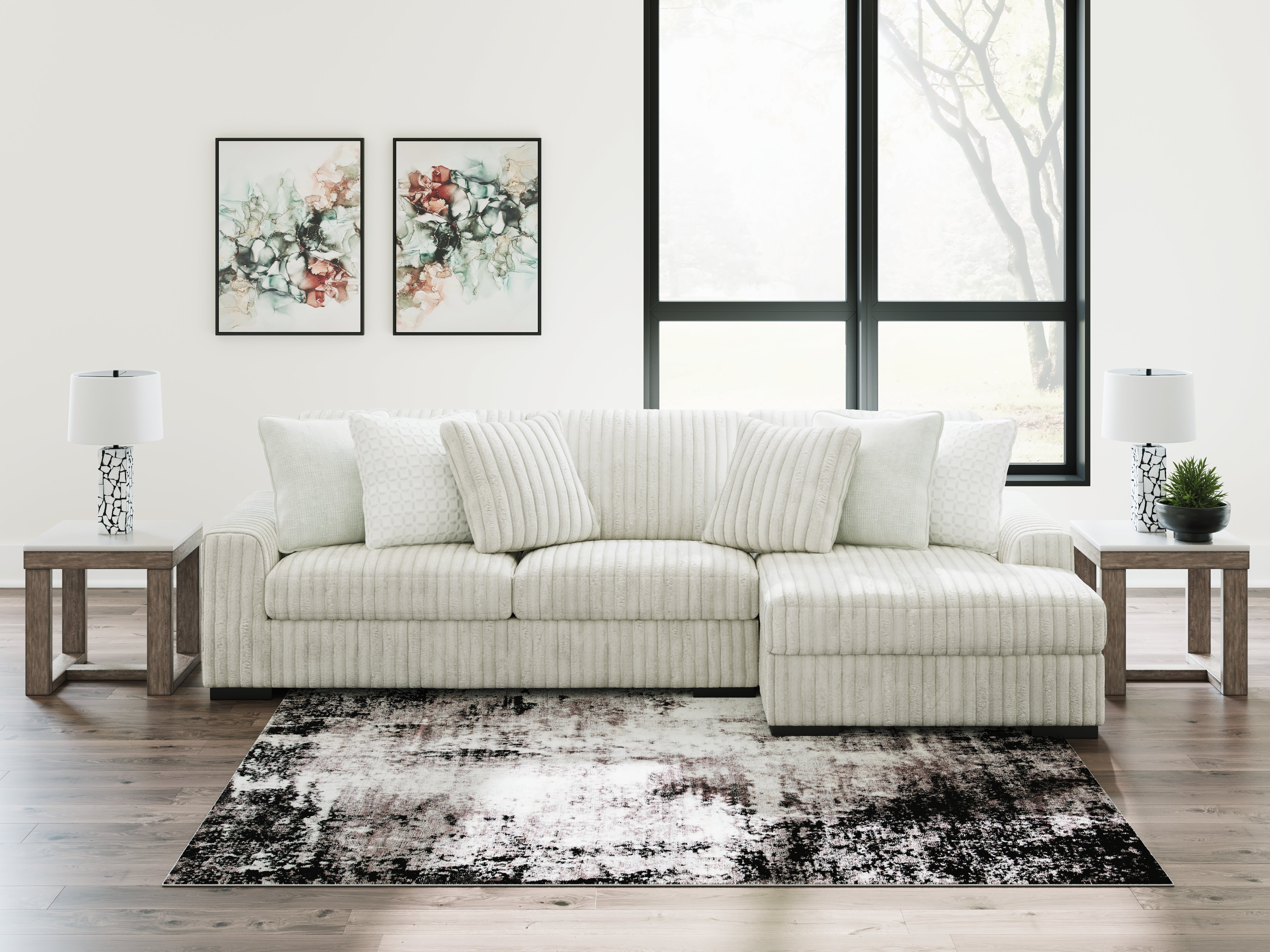 Stupendous 2-Piece Sectional with Chaise