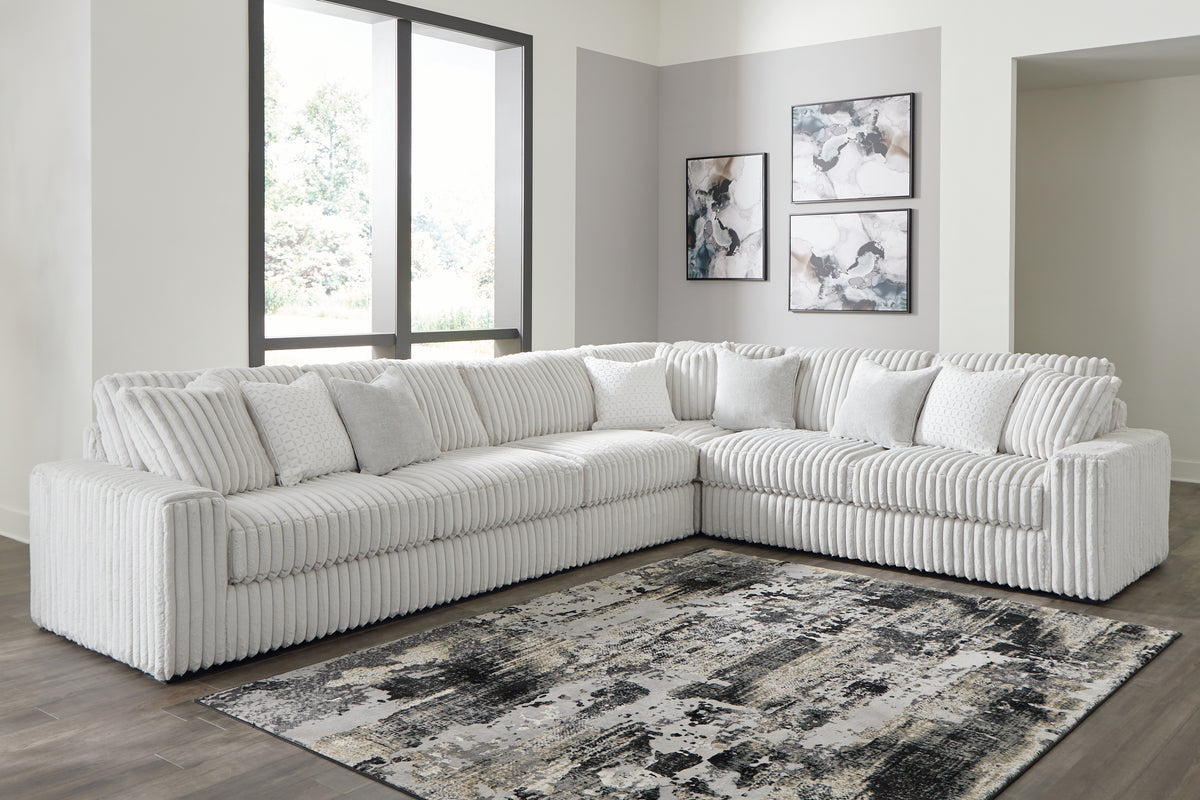 J&M Furniture - Ashley Furniture - Stupendous 4-Piece Sectional - LAF 4-Piece Sectional / Alloy - 25903S2