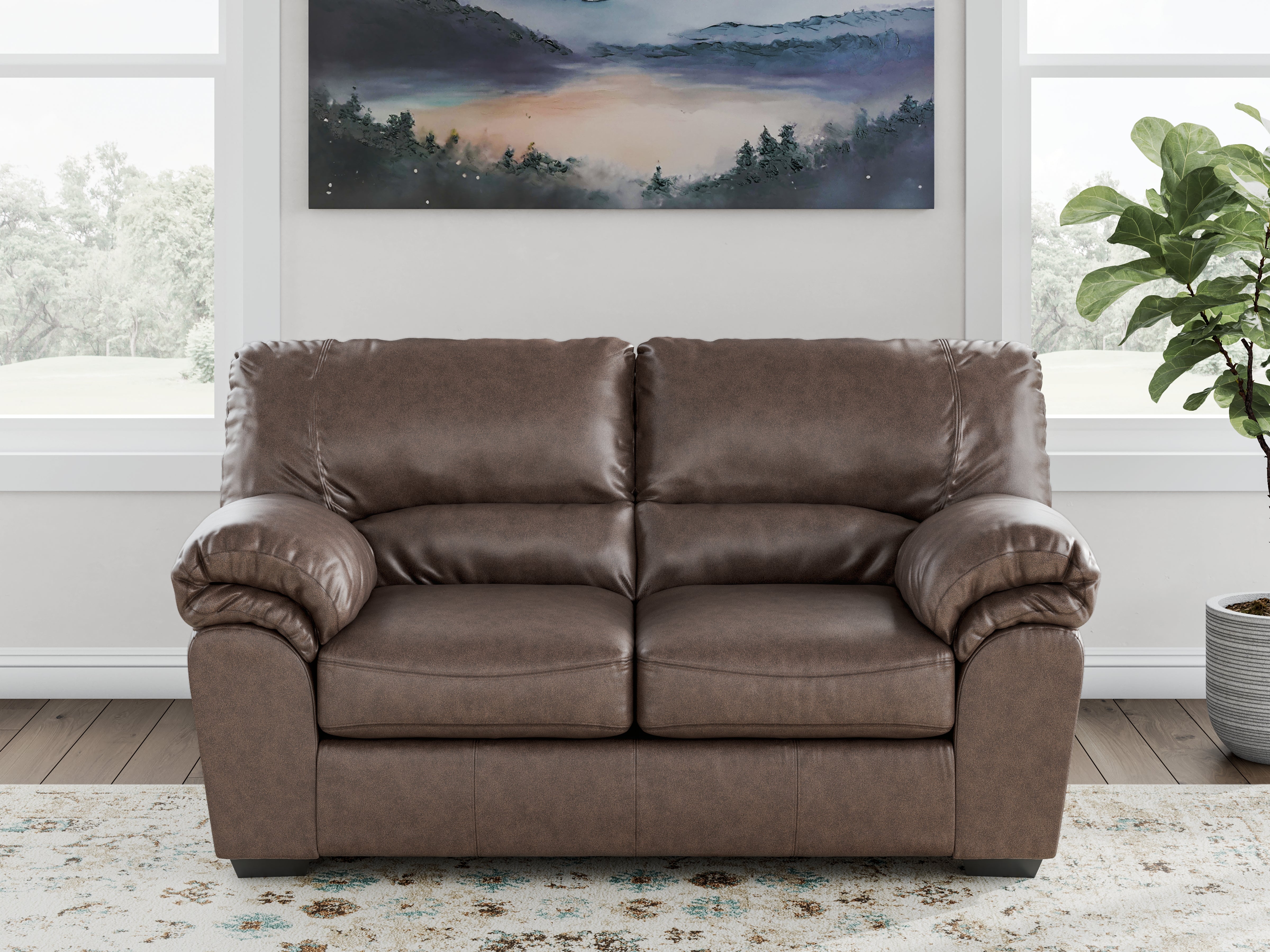 J&M Furniture - Ashley Furniture - WillowBend Loveseat - Loveseat / Caramel - PC2770435