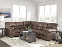 J&M Furniture - Ashley Furniture - WillowBend 3-Piece Sectional - RAF 3-Piece Sectional / Caramel - PC27704S3