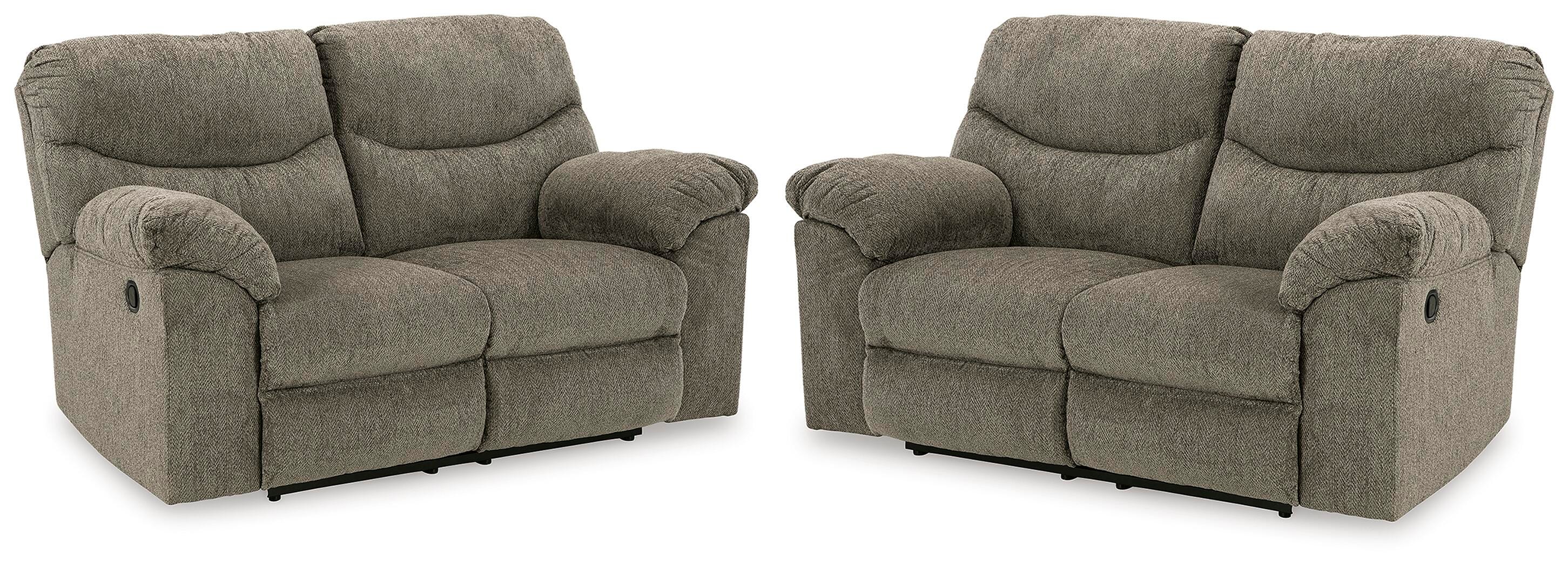 J&M Furniture - Ashley Furniture - Alphons Set of 2 Reclining Loveseats - Set of 2 Reclining Loveseats - 28201U4