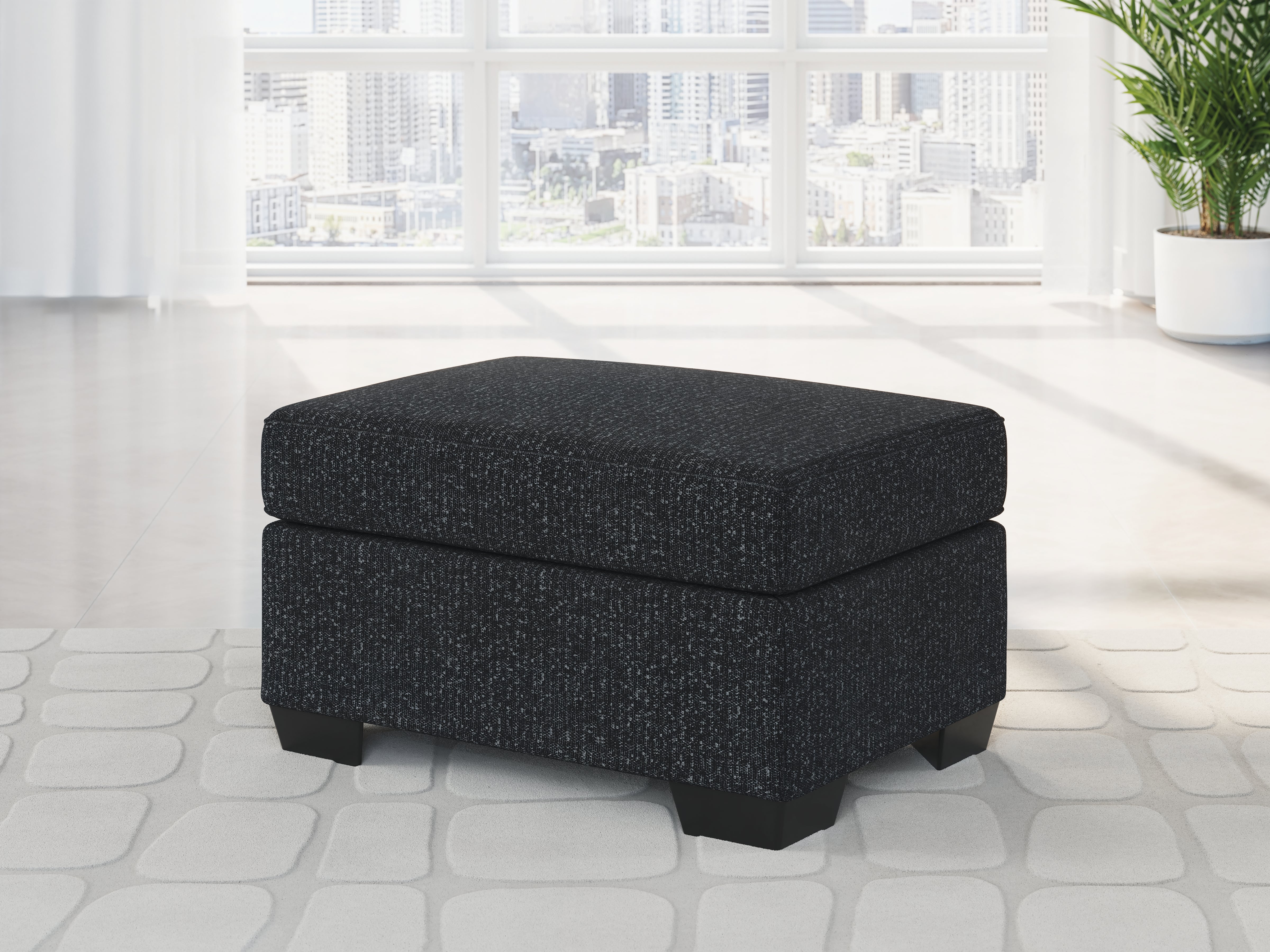 J&M Furniture - Ashley Furniture - Jasmine Peaks Ottoman - Ottoman / Coal - 2890414