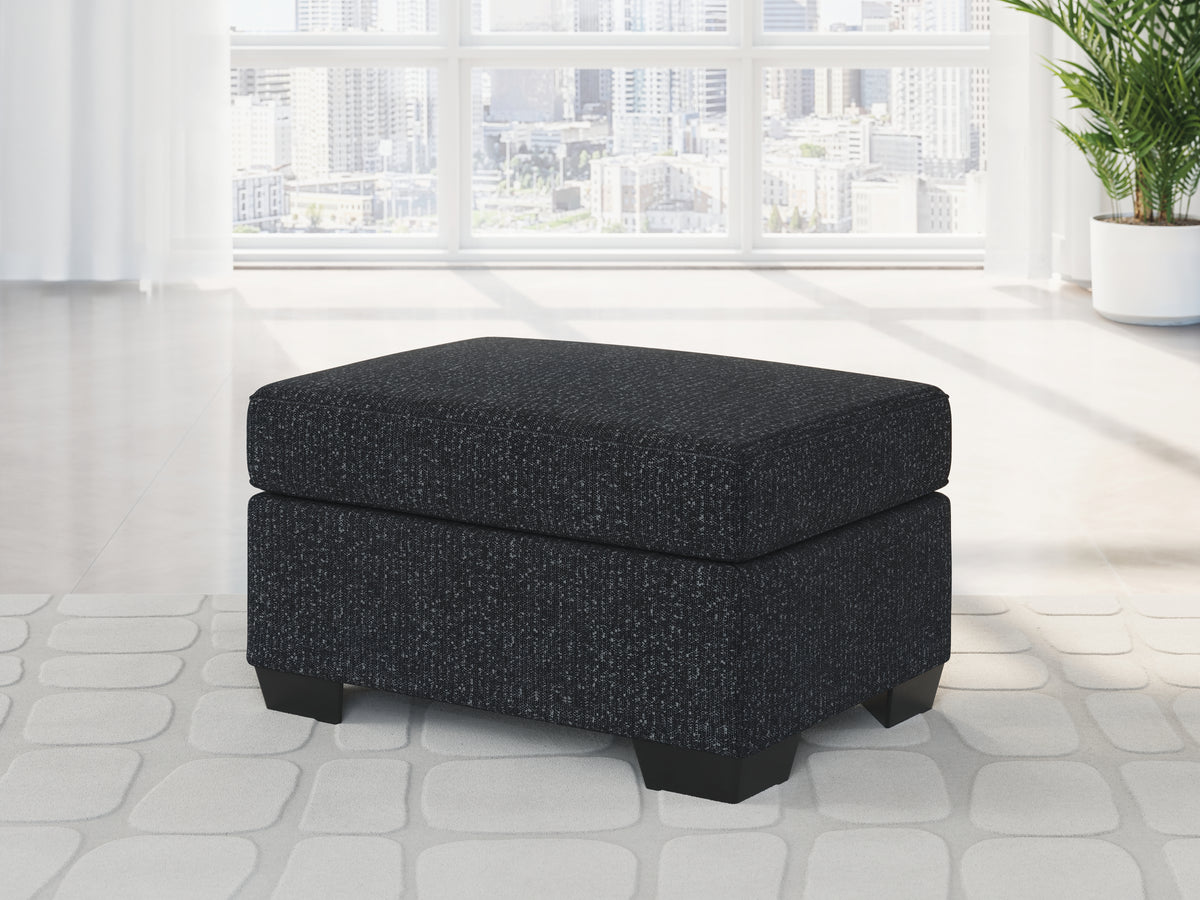 J&M Furniture - Ashley Furniture - Jasmine Peaks Ottoman - Ottoman / Coal - 2890414