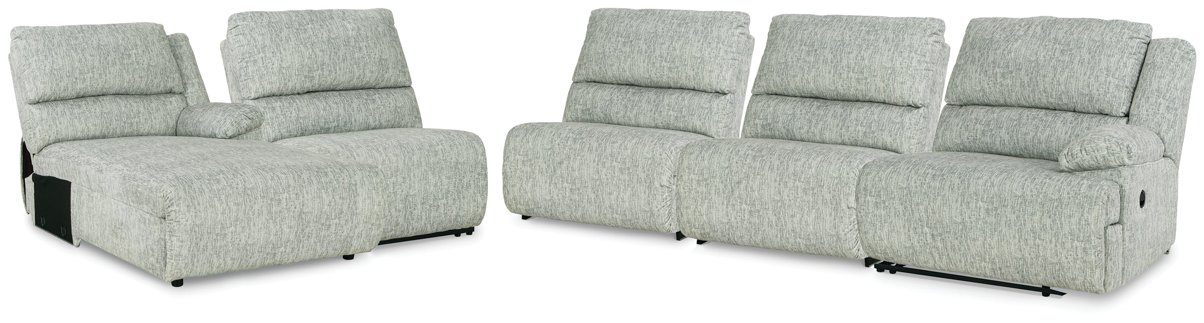 McClelland 5-Piece Power Reclining Sectional with Chaise