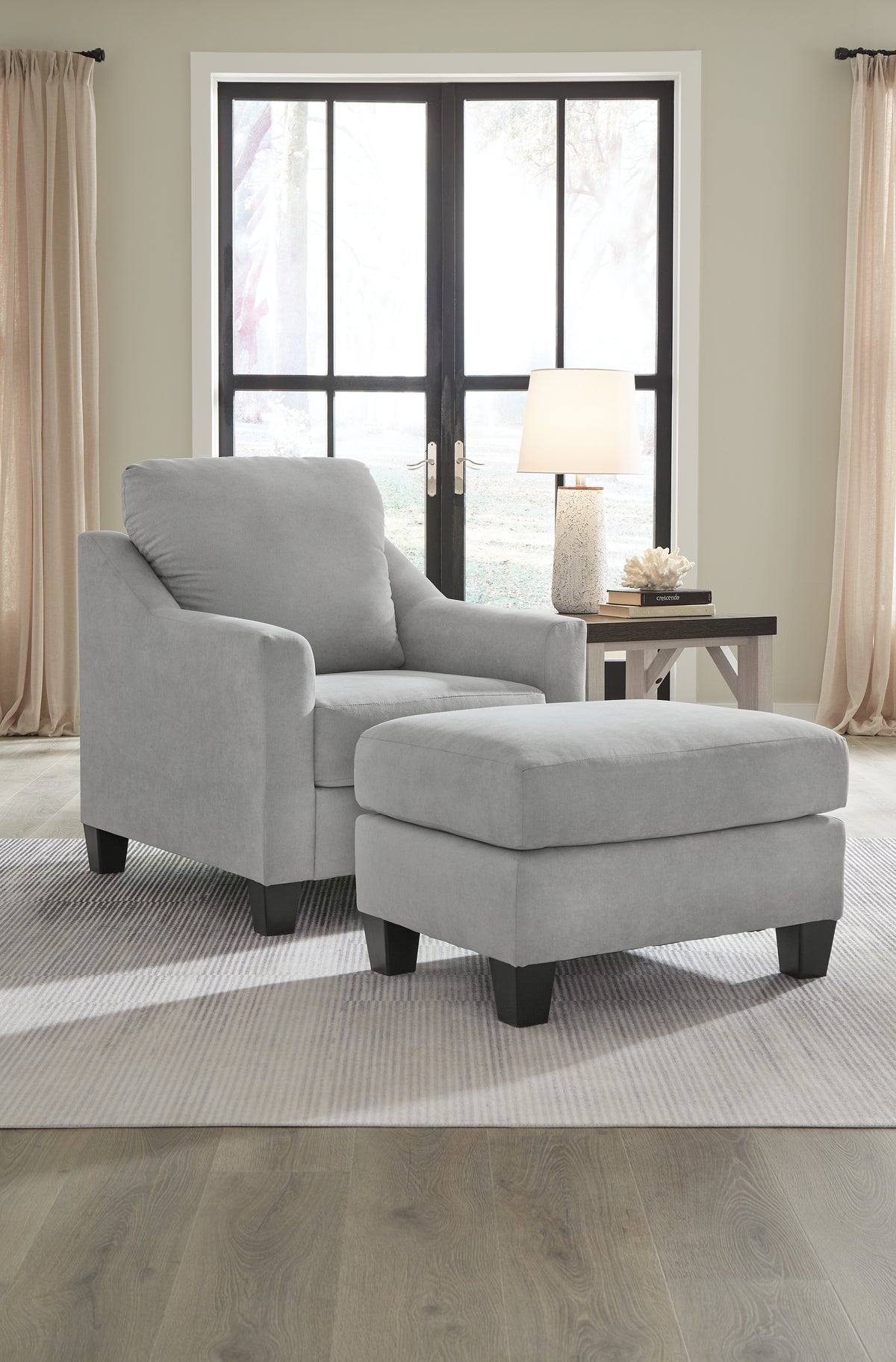 J&M Furniture - Ashley Furniture - Adlai Chair and Ottoman - Chair and Ottoman - 30103U1
