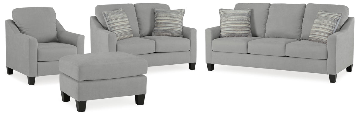 J&M Furniture - Ashley Furniture - Adlai Sofa, Loveseat, Chair and Ottoman - Sofa, Loveseat, Chair and Ottoman - 30103U3
