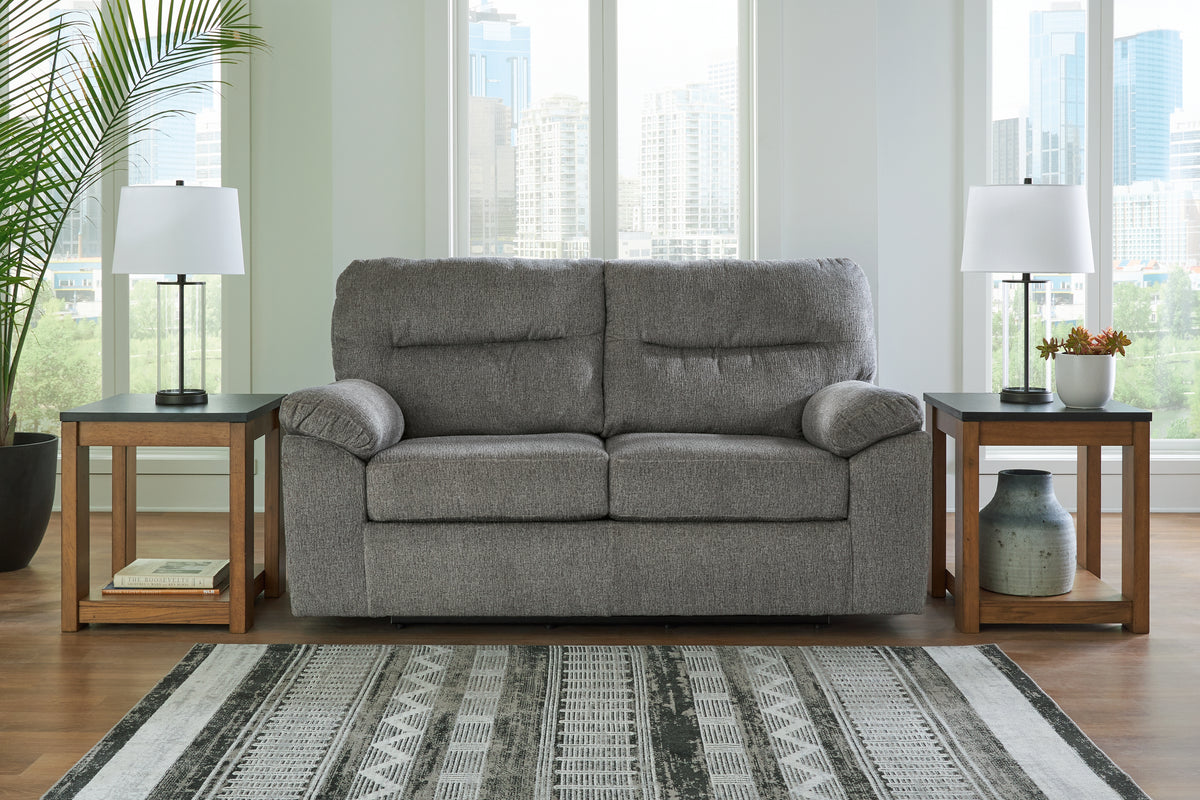 J&M Furniture - Ashley Furniture - Bindura Glider Loveseat - Glider Loveseat / Mineral - 3030578