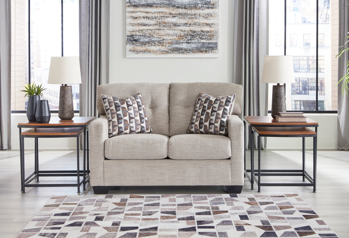 J&M Furniture - Ashley Furniture - Mahoney Loveseat - Loveseat / Chocolate - 3100535