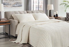 J&M Furniture - Ashley Furniture - Mahoney Full Sofa Sleeper - Full Sofa Sleeper / Pebble - 3100436