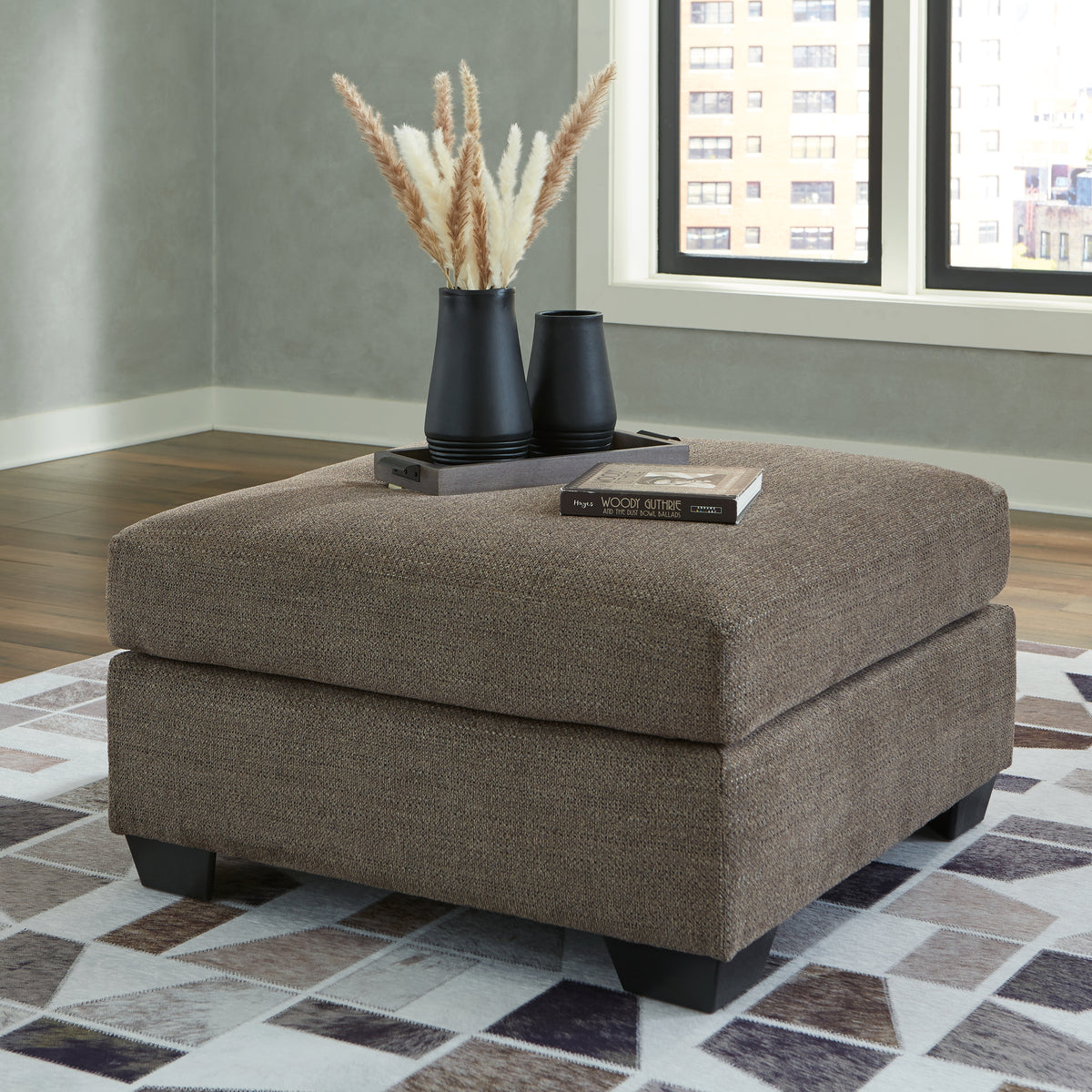 J&M Furniture - Ashley Furniture - Mahoney Oversized Accent Ottoman - Oversized Accent Ottoman / Chocolate - 3100508