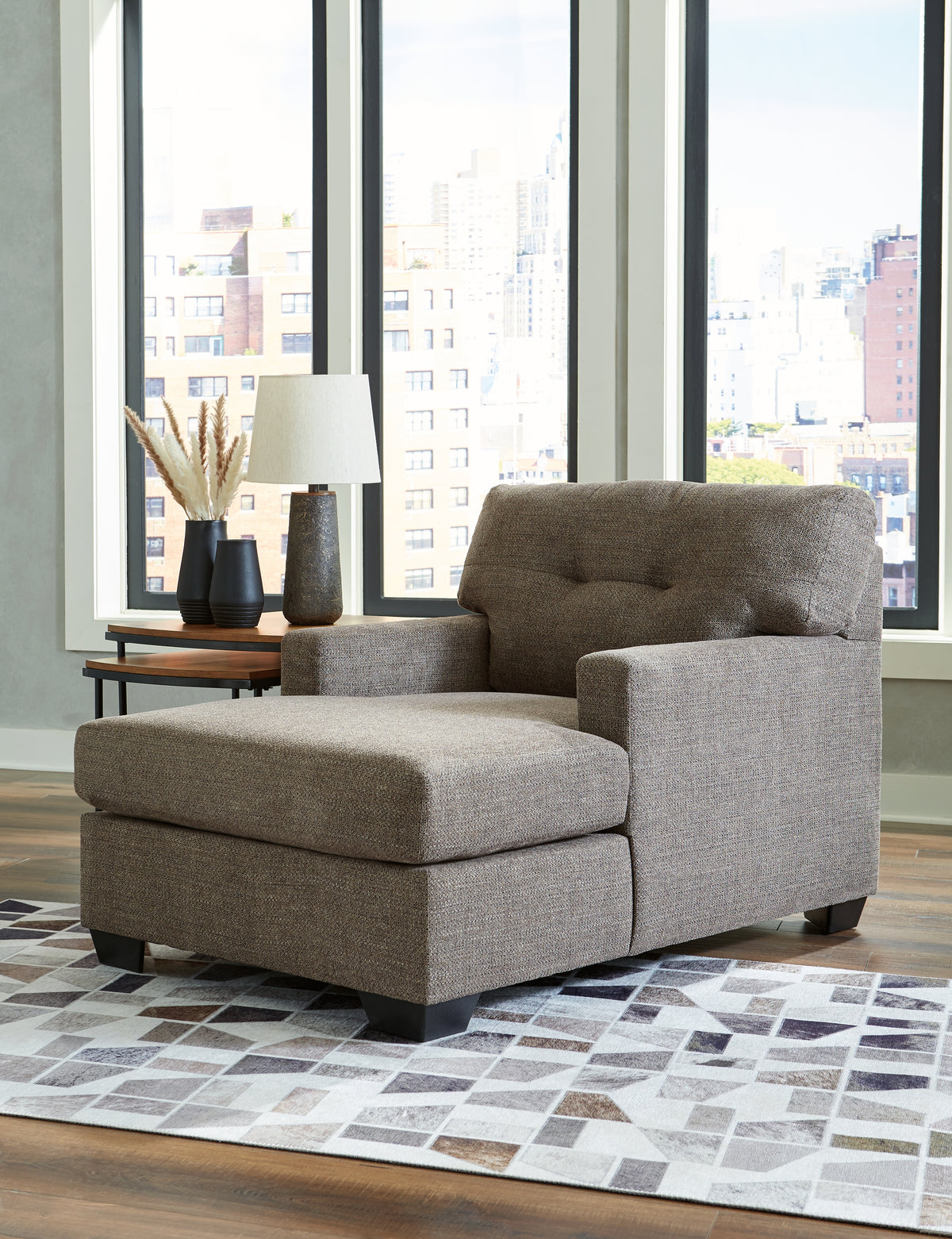 J&M Furniture - Ashley Furniture - Mahoney Chaise - Chaise / Chocolate - 3100515
