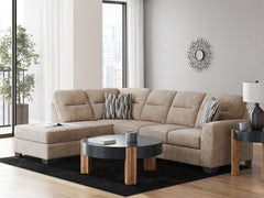 J&M Furniture - Ashley Furniture - Olten 2-Piece Sectional with Chaise - LAF 2-Piece Sectional with Chaise / Mocha - 31304S2