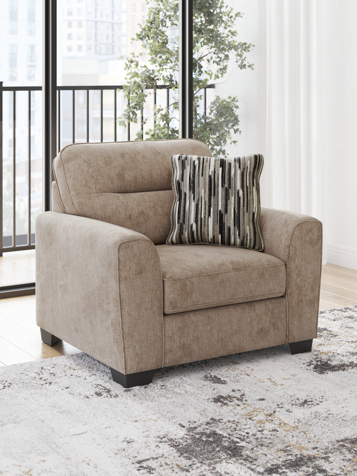 J&M Furniture - Ashley Furniture - Olten Oversized Chair - Chair and a Half / Mocha - 3130423