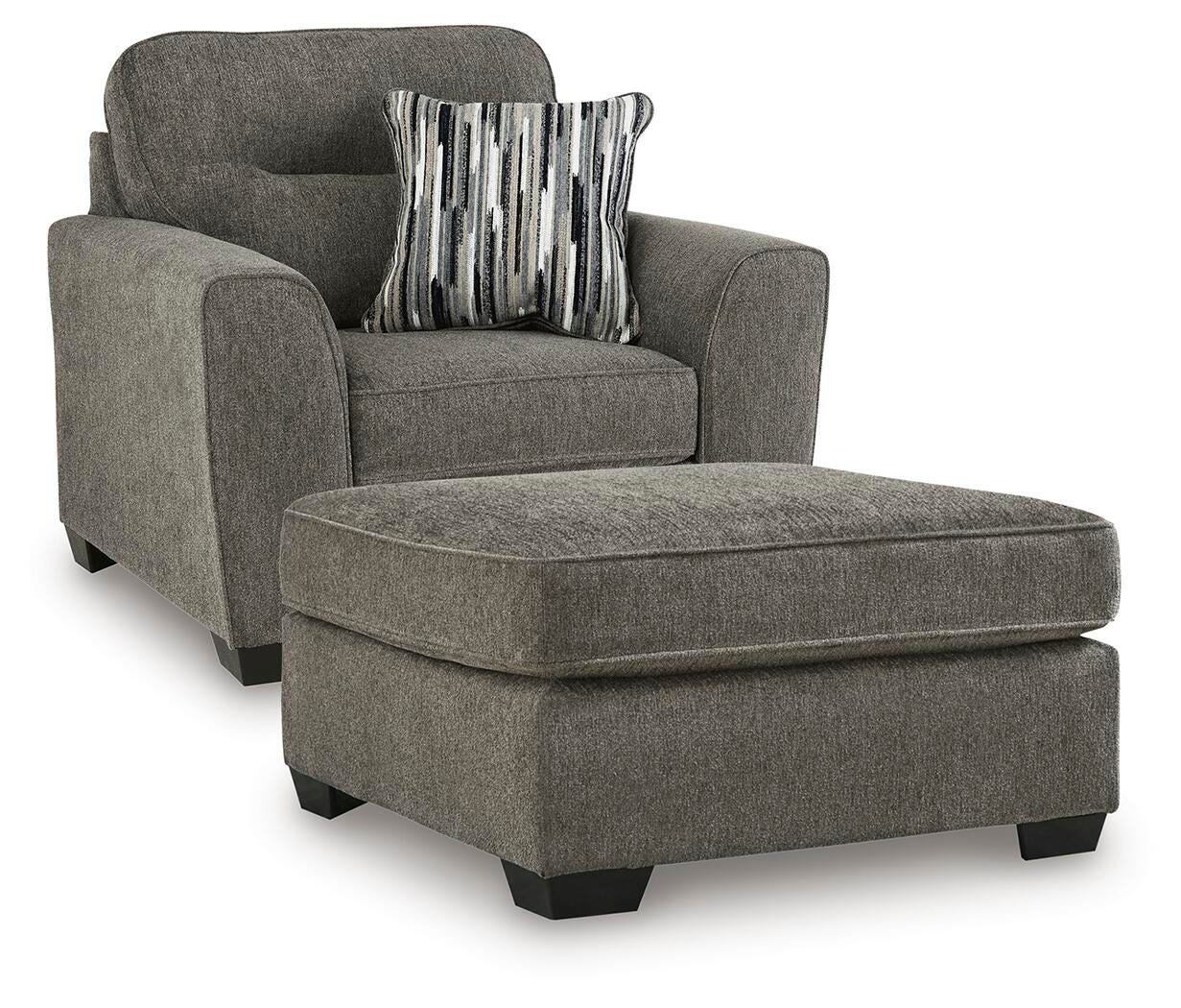 J&M Furniture - Ashley Furniture - Olten Oversized Chair and Accent Ottoman - Oversized Chair and Accent Ottoman - 31305U2